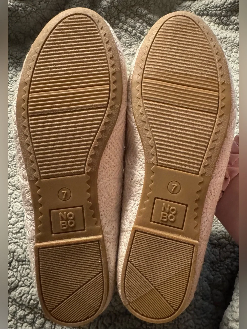No Boundaries Ballet Flats in Cream Ivory Size 7 w Memory Foam Embroidered Boho